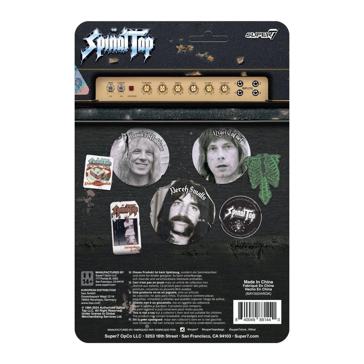 Spinal Tap ReAction Figures Wave 1 - David St. Hubbins - Super 7 rockit-t-shirts.myshopify.com #Indie_Vinyl_Den#