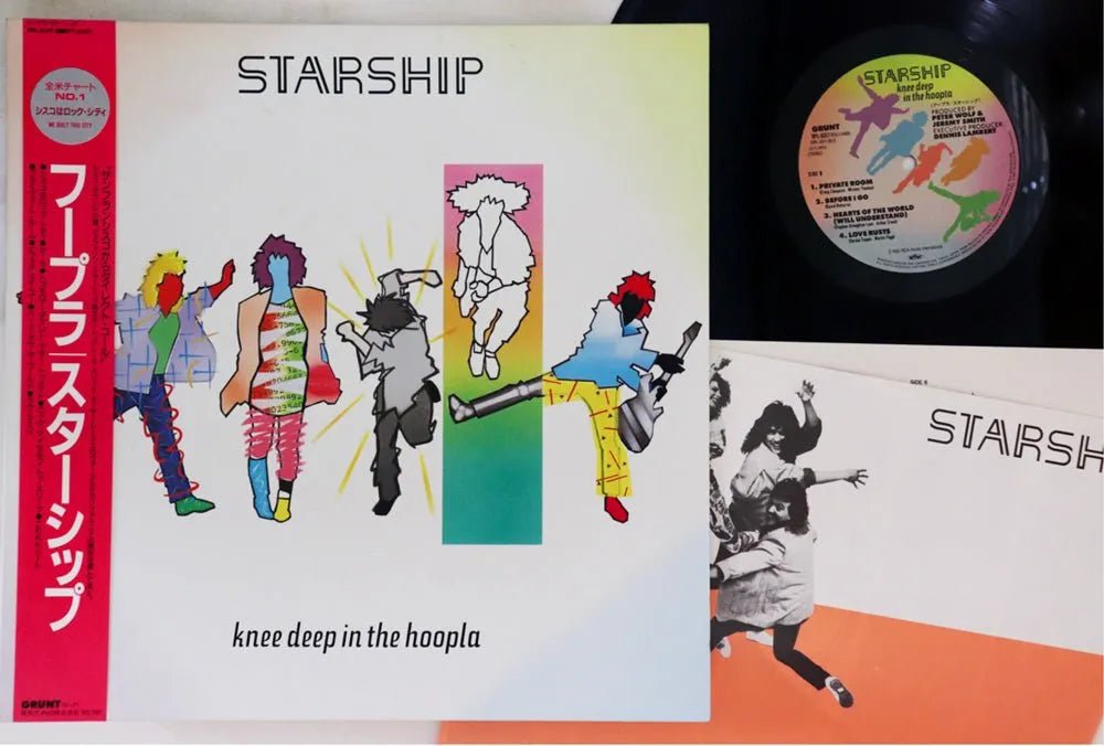 Starship - Knee Deep In The Hoopla - Japanese Vintage Vinyl rockit-t-shirts.myshopify.com #Indie_Vinyl_Den#