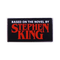 Stephen King Based On - Enamel Pin rockit-t-shirts.myshopify.com #Indie_Vinyl_Den#