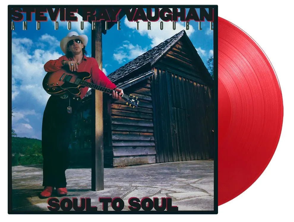 Stevie Ray Vaughan - Soul To Soul - Red Color Vinyl rockit-t-shirts.myshopify.com #Indie_Vinyl_Den#