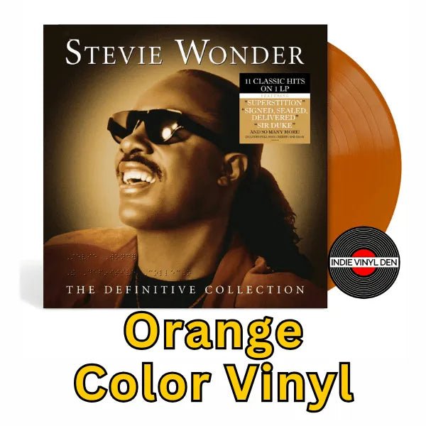 Stevie Wonder - Definitive Collection - Orange Color Vinyl Record