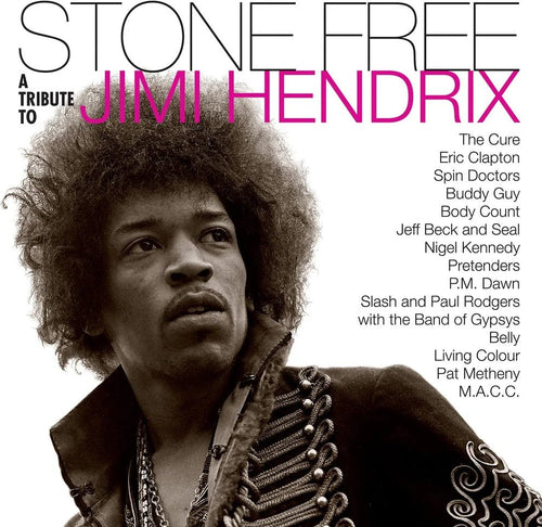 Stone Free: A Tribute to Jimi Hendrix - Black & Clear Vinyl Record 2LP - Indie Vinyl Den