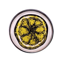 Stone Roses Lemon Enamel Pin rockit-t-shirts.myshopify.com #Indie_Vinyl_Den#