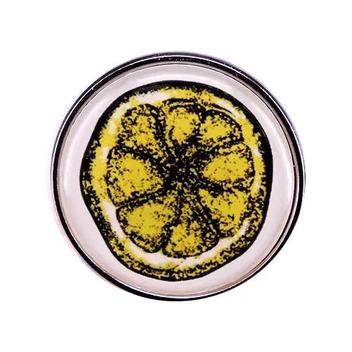 Stone Roses Lemon Enamel Pin