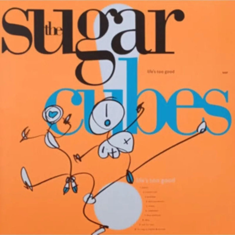 Sugarcubes, The - Life's Too Good - Orange Color Vinyl Record
