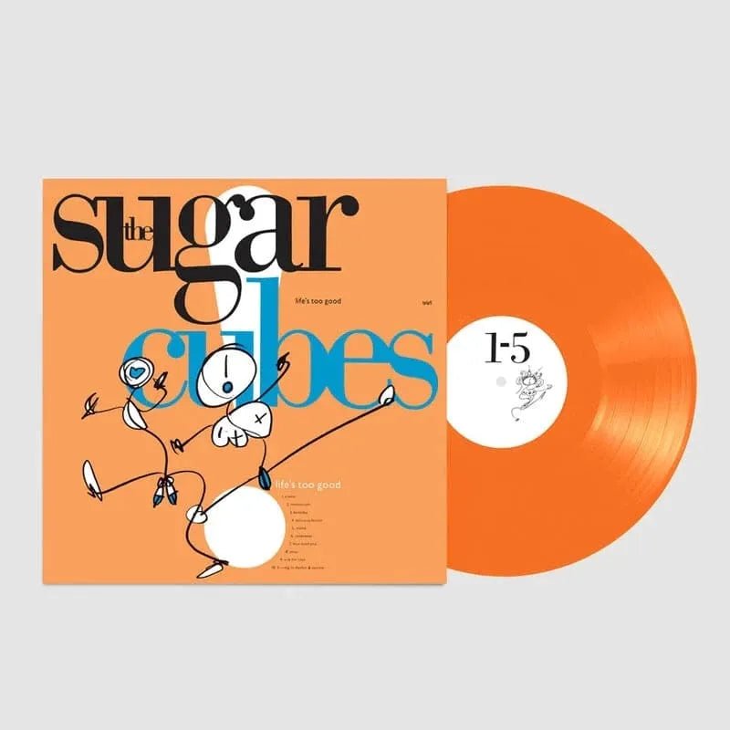 Sugarcubes, The - Life's Too Good - Orange Color Vinyl Record