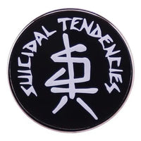 Suicidal Tendencies Logo Enamel Pin rockit-t-shirts.myshopify.com