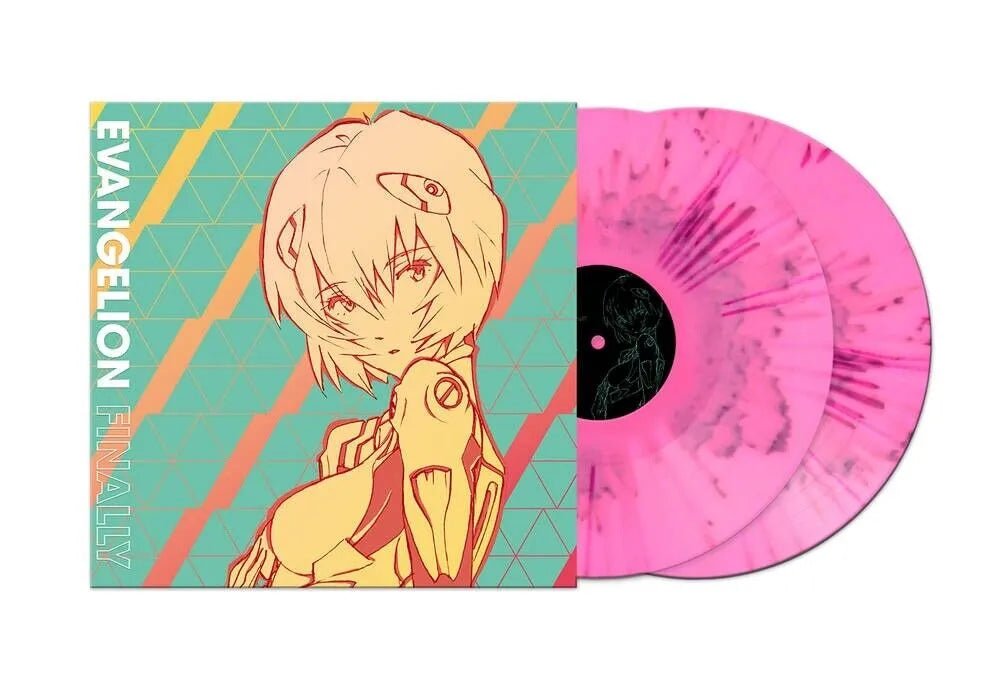 Takahashi & Hayashibara: Evangelion Finally Soundtrack - Color Vinyl * rockit-t-shirts.myshopify.com