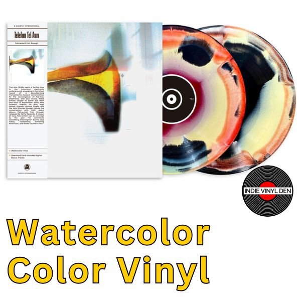 Telefon Tel Aviv - Fahrenheit Fair Enough (25th Anniversary) - Watercolor Color Vinyl Record 2LP