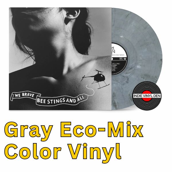Thao & The Get Down Stay Down - We Brave Bee Stings and All - ECO MIX Gray Color Vinyl Record