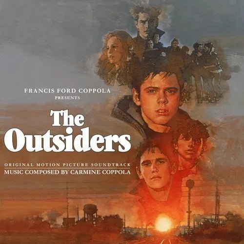 The Outsiders (Original Motion Picture Soundtrack) - transparent turquoise & neon orange Color Vinyl 2LP