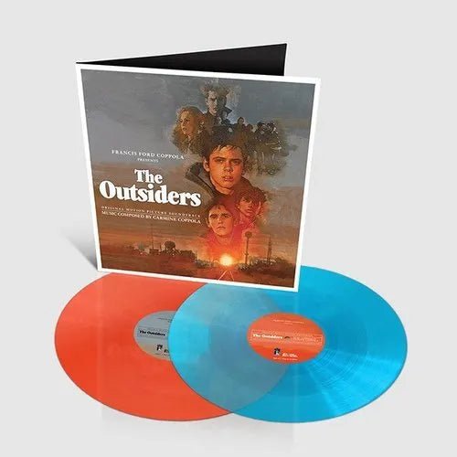 The Outsiders (Original Motion Picture Soundtrack) - transparent turquoise & neon orange Color Vinyl 2LP