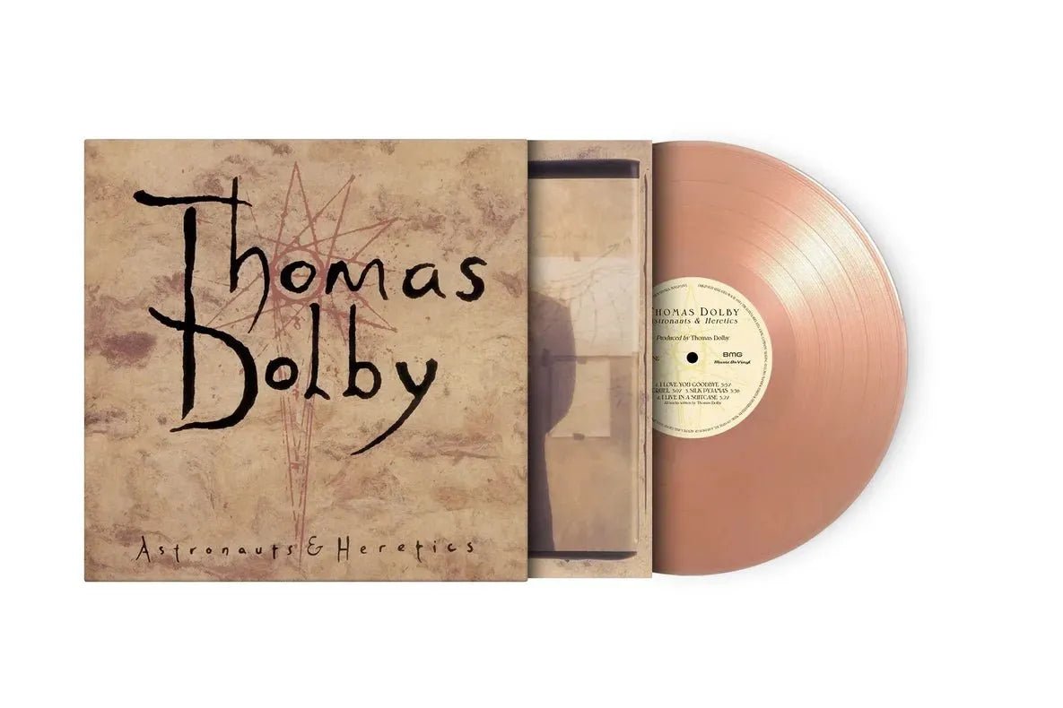 Thomas Dolby - Astronauts & Heretics  - Pink /Clear Marble Color Vinyl Record rockit-t-shirts.myshopify.com #Indie_Vinyl_Den#