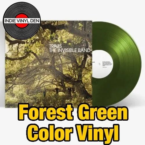 Travis - The Invisible Band 20th Anniversary Edition - Green Color Vinyl Record rockit-t-shirts.myshopify.com #Indie_Vinyl_Den#