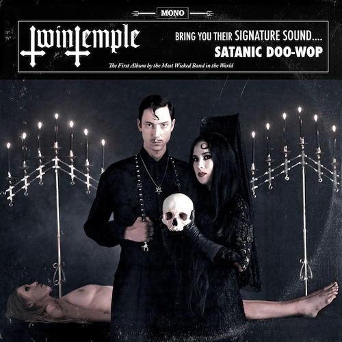 Twin Temple - (Bring You Their Signature Sound.... Satanic Doo-Wop) - Ritual Wine Color Vinyl Record - Indie Vinyl Den