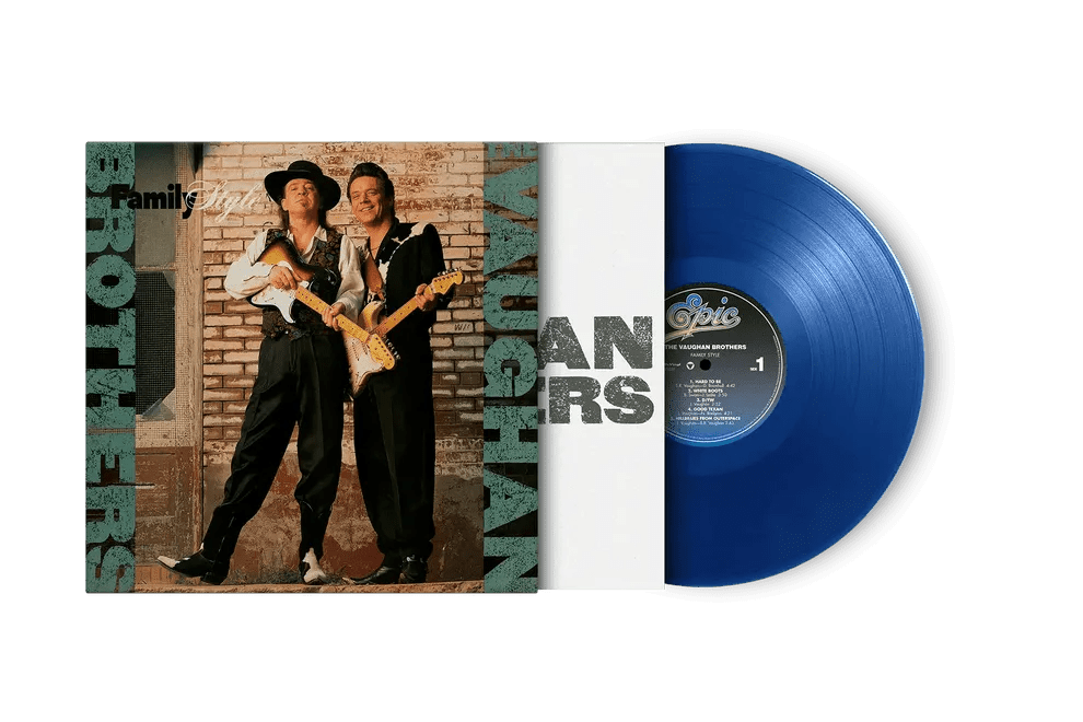 VAUGHAN BROTHERS - Family Style - Translucent Blue Color Vinyl Record rockit-t-shirts.myshopify.com #Indie_Vinyl_Den#