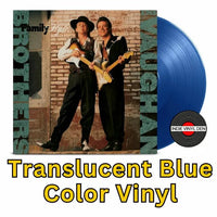 VAUGHAN BROTHERS - Family Style - Translucent Blue Color Vinyl Record rockit-t-shirts.myshopify.com #Indie_Vinyl_Den#