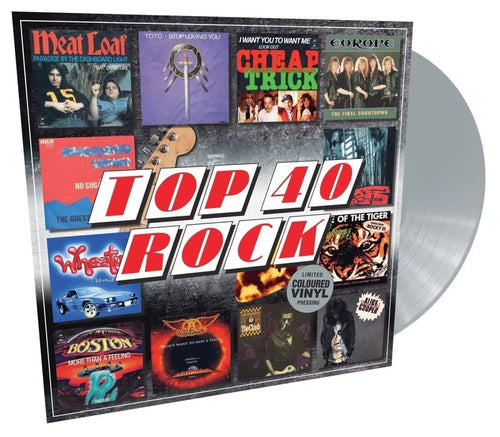 Varios artistas - Top 40 Rock - Disco de vinilo de color gris
