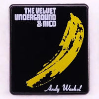 Velvet Underground & Nico Banana- Enamel Pin rockit-t-shirts.myshopify.com #Indie_Vinyl_Den#