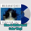 Waxahatchee - Cerulean Salt - Blue & White Quad Color Vinyl rockit-t-shirts.myshopify.com #Indie_Vinyl_Den#