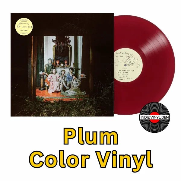 Wednesday - Rat Saw God - Plum Color Vinyl Record rockit-t-shirts.myshopify.com #Indie_Vinyl_Den#