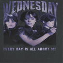 Wednesday All About Me Black T-Shirt rockit-t-shirts.myshopify.com #Indie_Vinyl_Den#