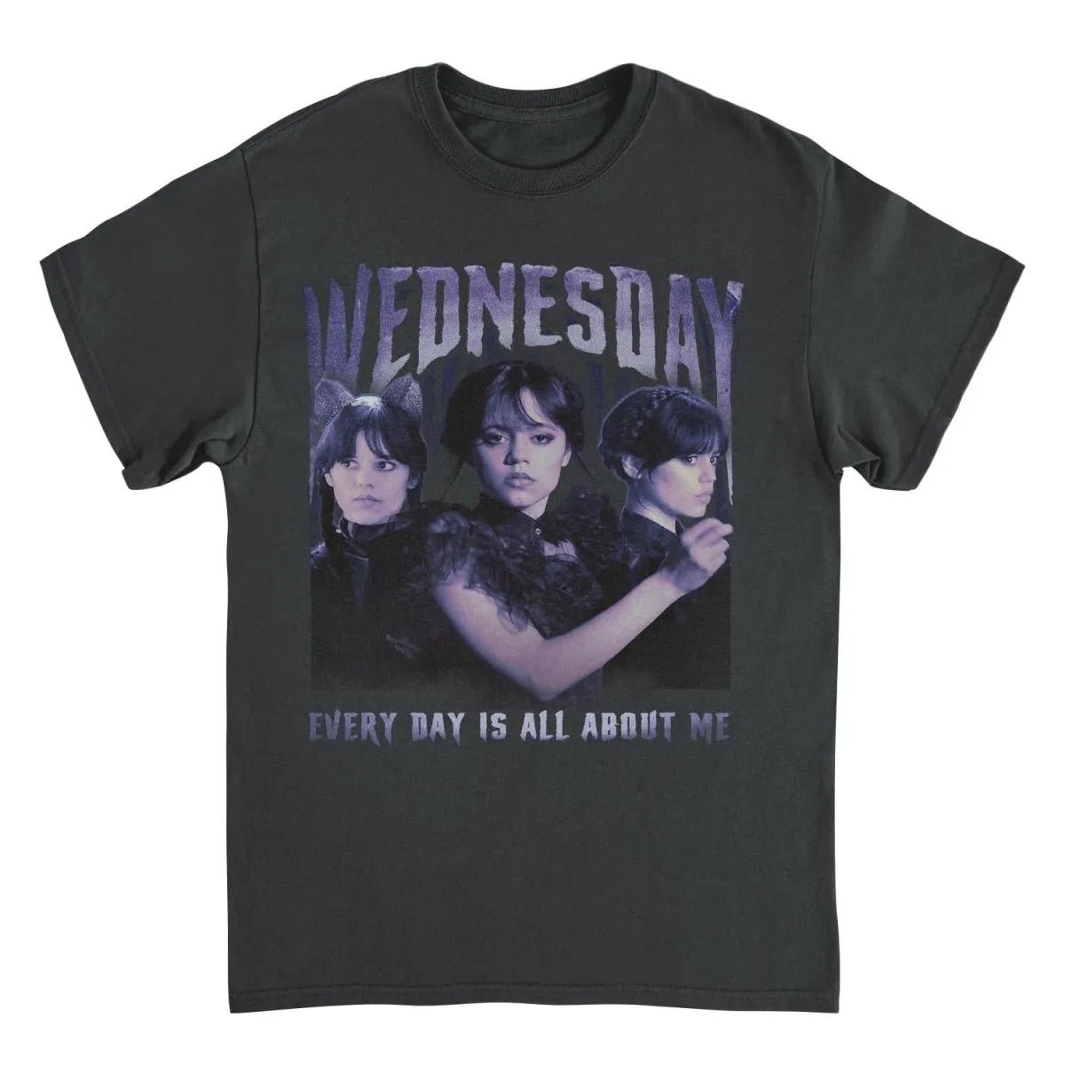 Wednesday All About Me Black T-Shirt