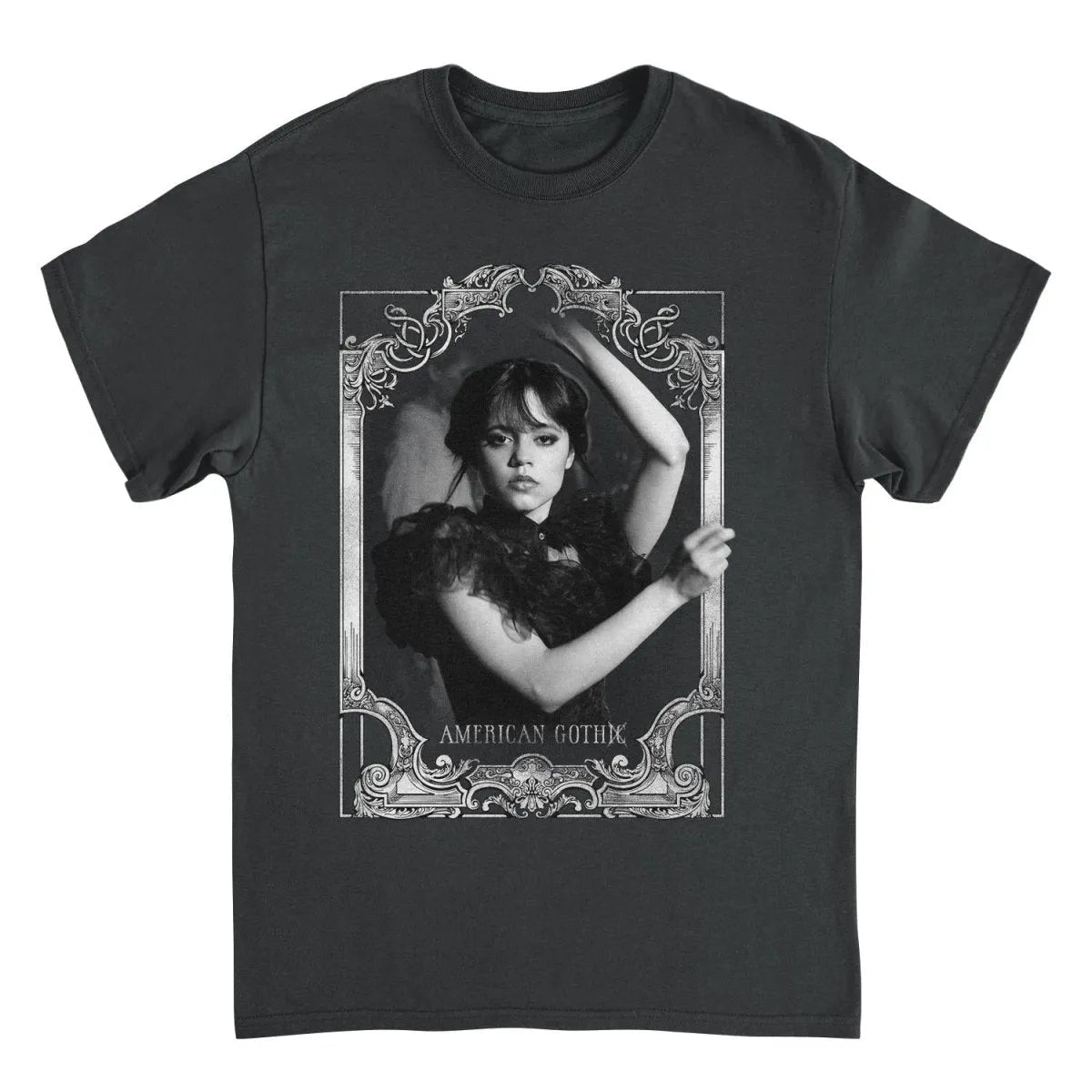 Wednesday American Gothic Black T-Shirt