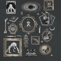 Wednesday Curios Black T-Shirt rockit-t-shirts.myshopify.com #Indie_Vinyl_Den#