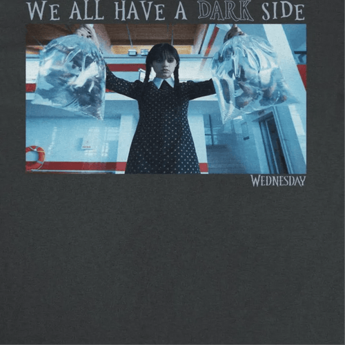 Wednesday Dark Side Black T-Shirt rockit-t-shirts.myshopify.com #Indie_Vinyl_Den#