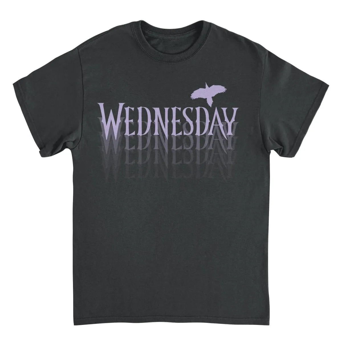 Wednesday Fading Logo Black T-Shirt
