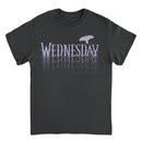 Wednesday Fading Logo Black T-Shirt rockit-t-shirts.myshopify.com #Indie_Vinyl_Den#