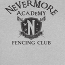 Wednesday Fencing 3 Front Sport Grey T-Shirt rockit-t-shirts.myshopify.com #Indie_Vinyl_Den#