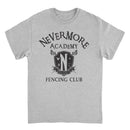 Wednesday Fencing 3 Front Sport Grey T-Shirt rockit-t-shirts.myshopify.com #Indie_Vinyl_Den#