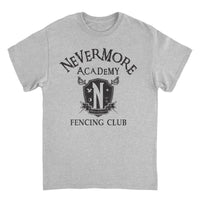 Wednesday Fencing 3 Front Sport Grey T-Shirt rockit-t-shirts.myshopify.com #Indie_Vinyl_Den#