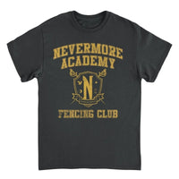 Wednesday Fencing 4 Black T-Shirt rockit-t-shirts.myshopify.com #Indie_Vinyl_Den#