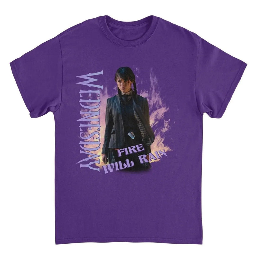 Wednesday Fire Purple T-Shirt