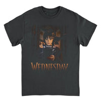 Wednesday Flashlight Black T-Shirt rockit-t-shirts.myshopify.com #Indie_Vinyl_Den#