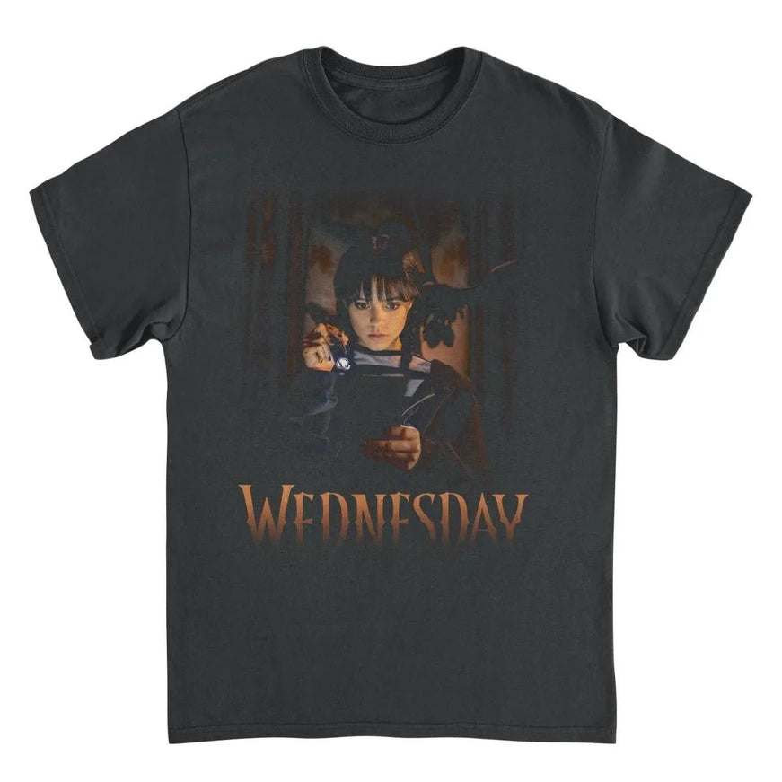 Wednesday Flashlight Black T-Shirt