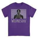 Wednesday Mug Shot Purple T-Shirt rockit-t-shirts.myshopify.com #Indie_Vinyl_Den#