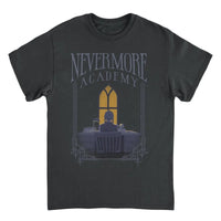 Wednesday Nevermore Desk Frame Black T-Shirt rockit-t-shirts.myshopify.com #Indie_Vinyl_Den#