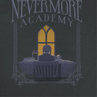 Wednesday Nevermore Desk Frame Black T-Shirt rockit-t-shirts.myshopify.com #Indie_Vinyl_Den#