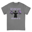 Wednesday Outcasts Are In Charcoal T-Shirt rockit-t-shirts.myshopify.com #Indie_Vinyl_Den#