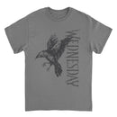 Wednesday Raven 2 Charcoal T-Shirt rockit-t-shirts.myshopify.com #Indie_Vinyl_Den#