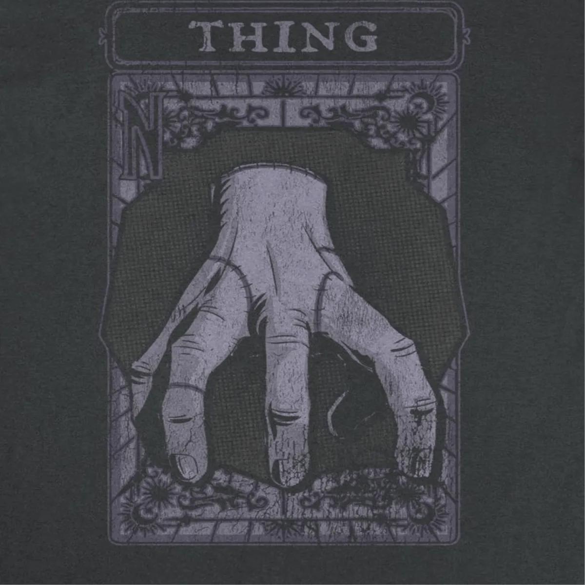 Wednesday Things Card Black T-Shirt