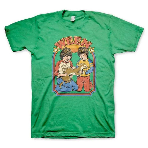 Ween Weasel Green T-shirt rockit-t-shirts.myshopify.com #Indie_Vinyl_Den#