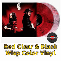 White Stripes - Get Behind Me Satan (20th Anniversary) - Red Clear and Black Wisp Color Vinyl Record rockit-t-shirts.myshopify.com #Indie_Vinyl_Den#