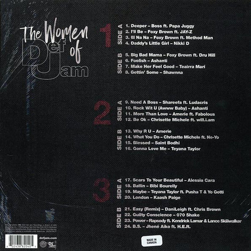 Women Of Def Jam - Various Artists - 3LP Vinyl Record