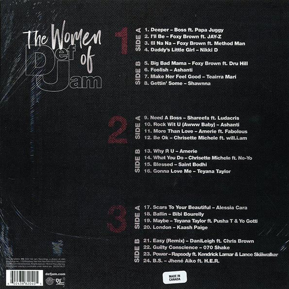 Women Of Def Jam - Various Artists - 3LP Vinyl Record