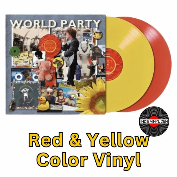 World Party - Best In Show - Disco de vinilo de 2 LP en color amarillo/rojo